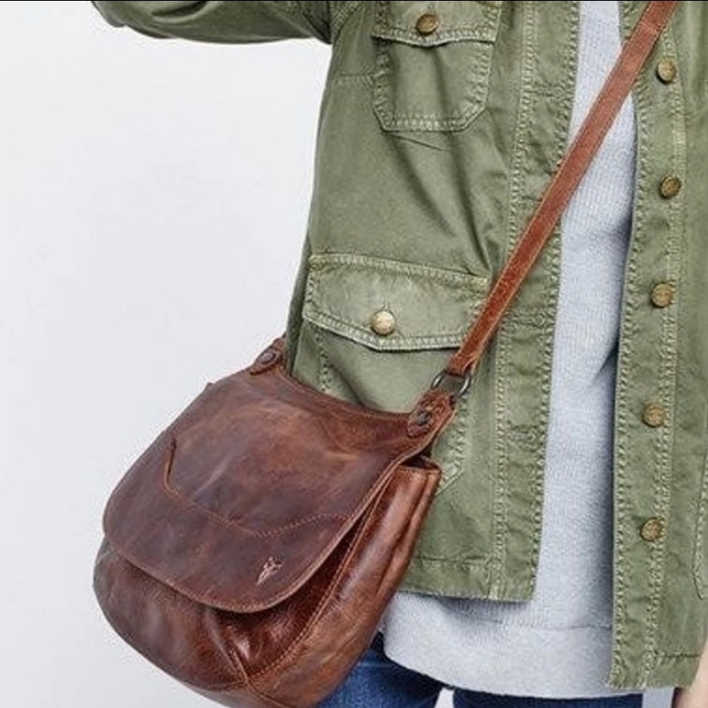 Frye Melissa crossbody bag cognac
